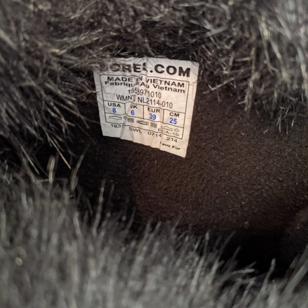 Sorel Tofino black tall winter faux fur boots - Picture 4 of 8